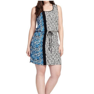 London times woman mixed media summer dress Size 14 W